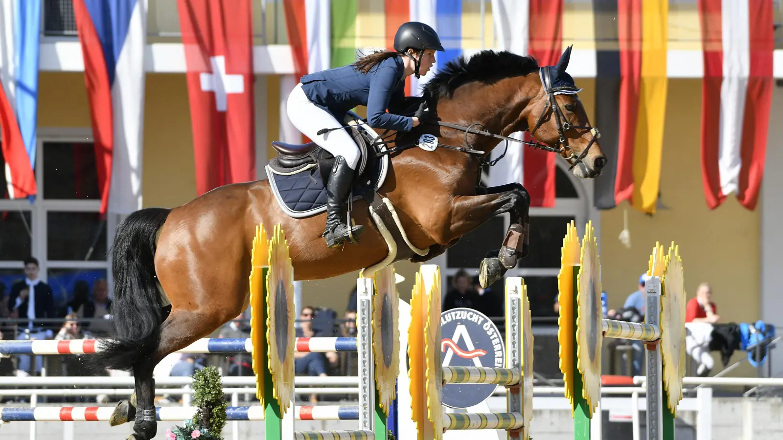 Bilden eine Einheit: Selina Höger springt in Österreich auf „Flintstone“ zum Sieg. (Foto: TEAM myrtill)