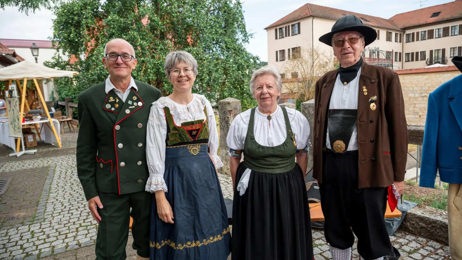 Beim Tag der Franken stand Tracht hoch im Kurs. (Foto: Daniel Vogl/dpa)