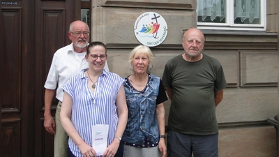 Neues Leitungsteam (von links): Armin Schöbel, Sonja Gruber, Sylvia Frauenschläger und Wilhelm Grypa. Weiteres Team-Mitglied ist Alexander Tan, der beim Pressetermin fehlte. (Foto: Winfried Vennemann)