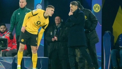 BVB-Trainer Niko Kovac bleibt optimistisch bei Nico Schlotterbecks Vertragsverlängerung. (Archivbild)  (Foto: Bernd Thissen/dpa)