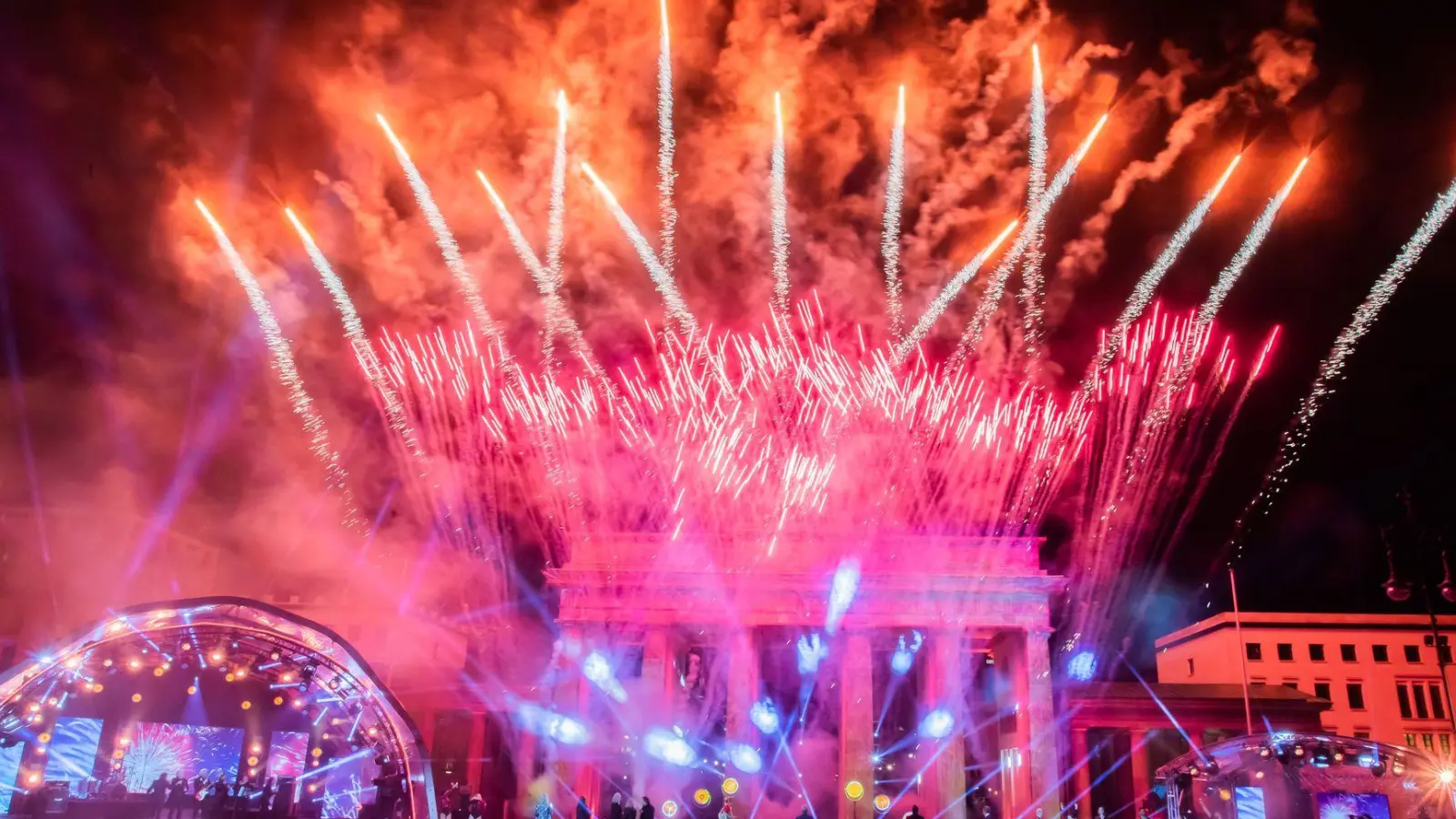 Deutschlands größte Silvesterparty in Berlin am Brandenburger Tor war lange Tradition. (Foto: Christoph Soeder/dpa)