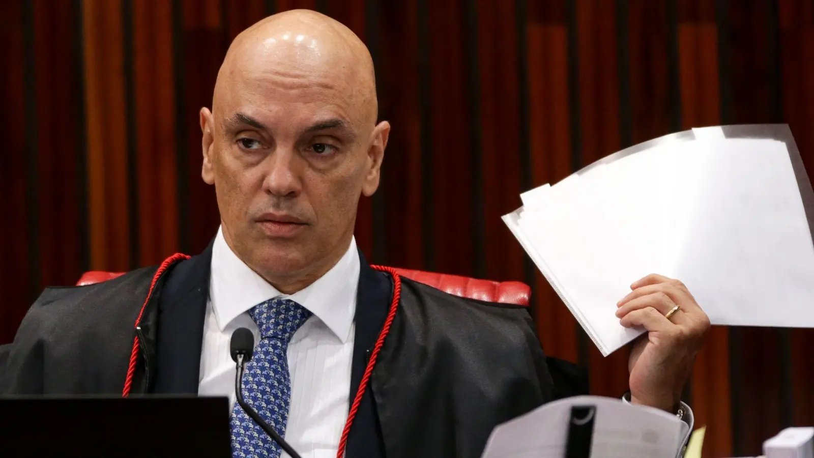 Der streitbare Bundesrichter Moraes lässt den Nachrichtendienst X sperren. (Foto: Marcelo Camargo/Agencia Brazil/dpa)