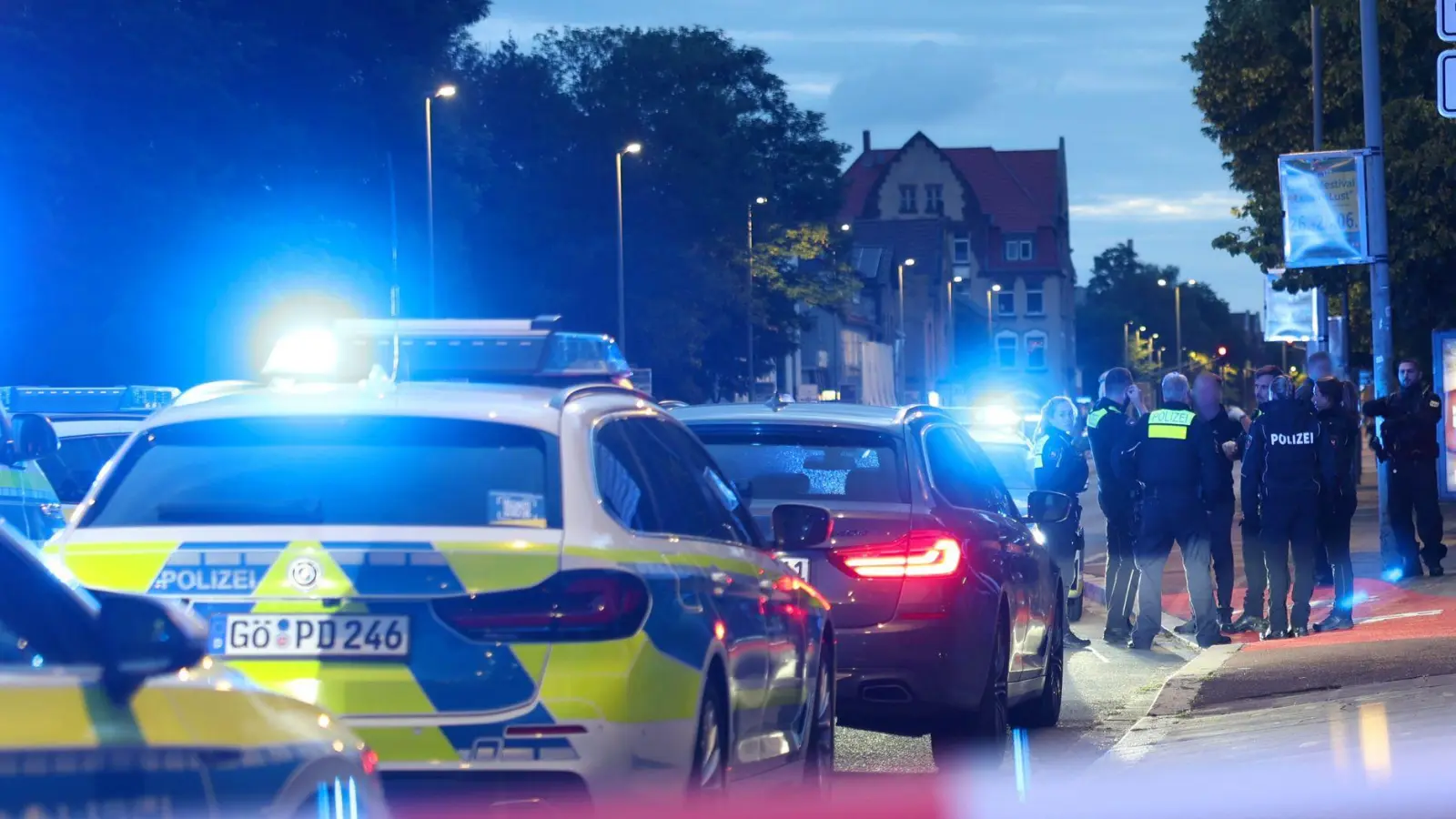 Der angeschossene Polizist ist inzwischen außer Lebensgefahr. (Foto: Stefan Rampfel/dpa)