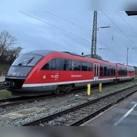 Ab Montag sind keine Züge mehr zwischen dem Steinacher Bahnhof und Rothenburg unterwegs. (Foto: Gudrun Bayer)