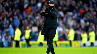 Liverpool-Trainer Jürgen Klopp konnte dem Pokal-Aus auch was Positives abgewinnen. (Foto: John Walton/PA Wire/dpa)