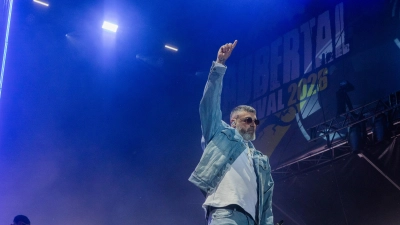 Der Rapper Sido nahm erwartungsgemäß kein Blatt vor den Mund. (Foto: Evi Lemberger)