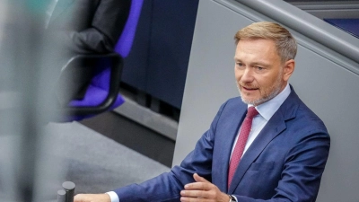 Wahrlich kein Selbstläufer, das sagt Finanzminister Lindner über den Haushalt 2025. (Foto: Kay Nietfeld/dpa)