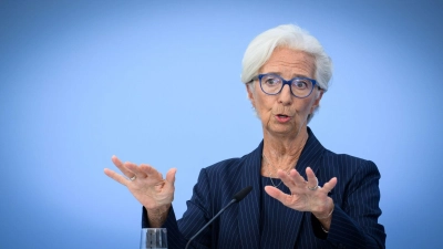 Christine Lagarde, Präsidentin der Europäischen Zentralbank, spricht über ihre Zukunft (Archivbild) (Foto: Bernd von Jutrczenka/dpa)