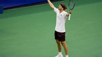 Alexander Zverev freut sich auf die Atmosphäre im Finale.  (Foto: Seth Wenig/AP/dpa)