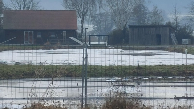 Neben den Becken der Teichkläranlage Pahres entsteht das Projekt des Zweckverbandes. (Foto: Sandra Buchwald)