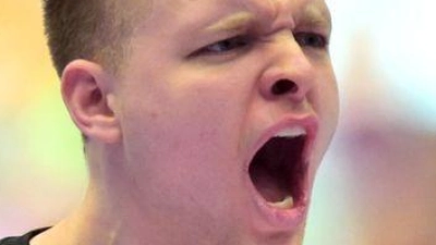 Justus Fischer zeigte gegen Spanien eine herausragende Leistung.  (Foto: Sina Schuldt/dpa)