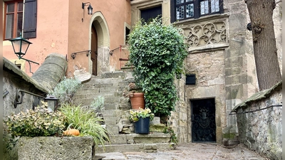 Steinerne Idylle - gesehen in Rothenburg. (Foto: Hans-Martin Huber)