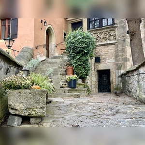 Steinerne Idylle - gesehen in Rothenburg. (Foto: Hans-Martin Huber)