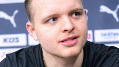 Keine Angst vor Dänemark: Handball-Nationalspieler Justus Fischer glaubt an einen deutschen Sieg. (Foto: Sina Schuldt/dpa)