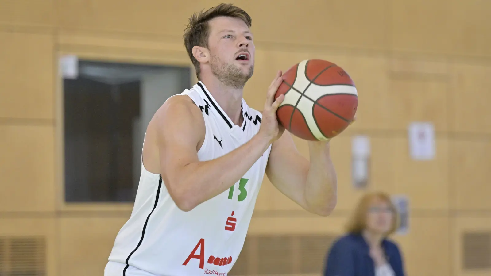 Sebastian Schröder gab sein Punktspieldebüt für Ansbach. (Foto: Martin Rügner)