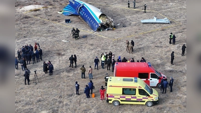 Die Ukraine sieht Russland in der Verantwortung für den Absturz der aserbaidschanischen Passagiermaschine. (Archivbild) (Foto: Azamat Sarsenbayev/AP/dpa)