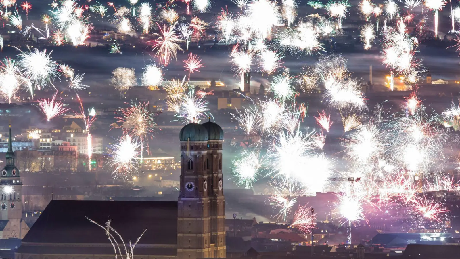 Zahlreiche Wildtiere werden aufgeschreckt, wenn das Feuerwerk startet. (Archivbild) (Foto: Lennart Preiss/dpa)