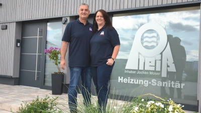 Geschäftsführer Jochen Moser und Ehefrau Yvonne Moser-Krauß freuen sich über den Abschluss des Projektes und auf Ihren Besuch! (Foto: Peter Tippl)
