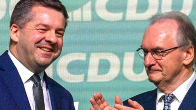 Sven Schulze (CDU) will im Januar Ministerpräsident werden und auf Reiner Haseloff (CDU) folgen. (Archivbild) (Foto: Klaus-Dietmar Gabbert/dpa)