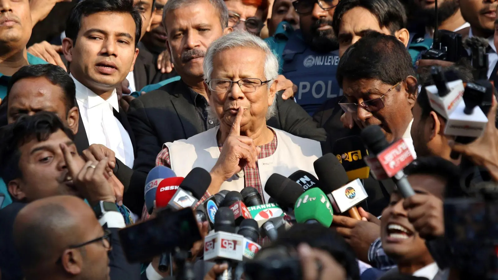 Nobelpreisträger Muhammad Yunus ist international anerkannt. (Archivbild) (Foto: Habibur Rahman/ZUMA Press Wire/dpa)