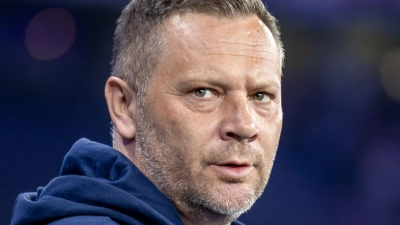 Der Vertrag von Trainer Pal Dardai bei Hertha BSC läuft am Saisonende aus. (Foto: Andreas Gora/dpa)