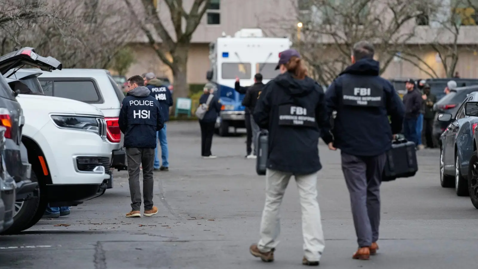 In Portland wurden zwei Menschen verletzt. (Foto: Jenny Kane/AP/dpa)