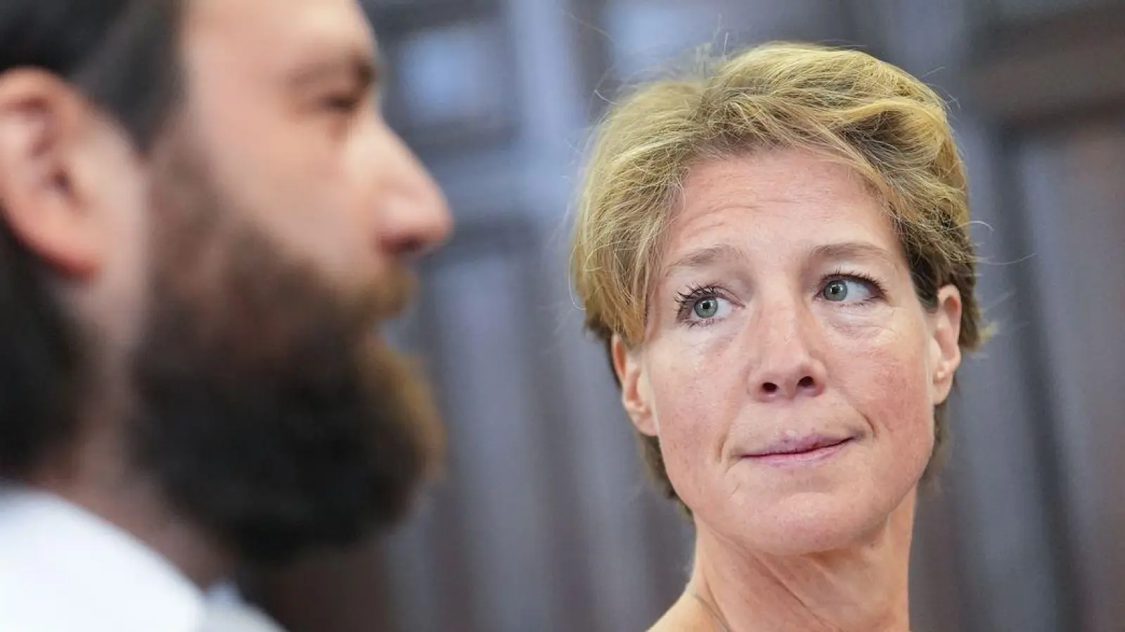 Christina Block soll die Entführung ihrer eigenen Kinder beauftragt haben. (Foto: Marcus Brandt/Pool dpa/dpa)