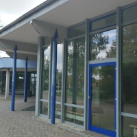 Der geplante Ersatzneubau der Frankenlandhalle in Schnelldorf (Foto) wurde beim Bundesförderprogramm zunächst nicht berücksichtigt. Im Herbst will die Gemeinde einen neuen Antrag stellen. (Foto: Friedrich Strohmeier)